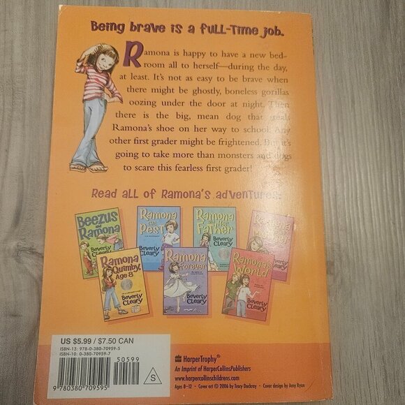 Ramona the Brave by Beverly Cleary (Paperback) Book - Picture 2 of 4